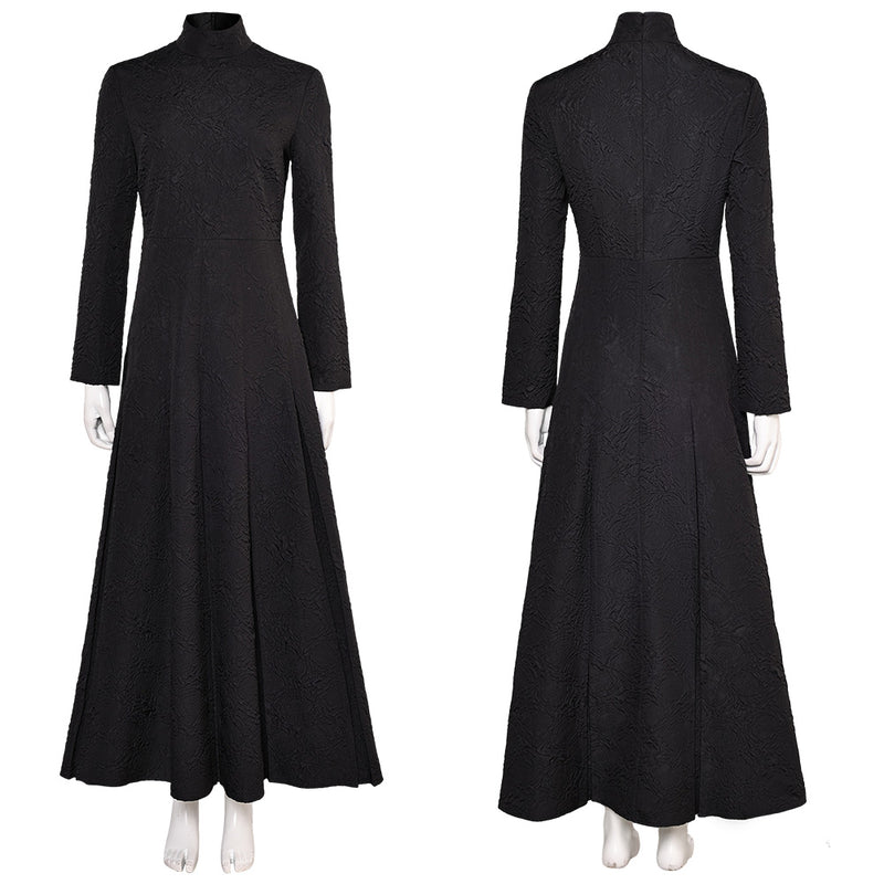 Wicked 2024 Movie Elphaba Witch Black Dress Party Carnival Halloween Cosplay Costume