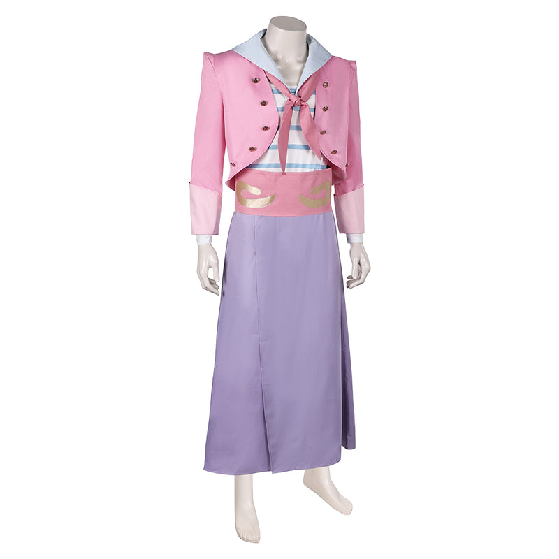 Wicked 2024 Movie Sailor Pink Outfit Party Carnival Halloween Cosplay Costume