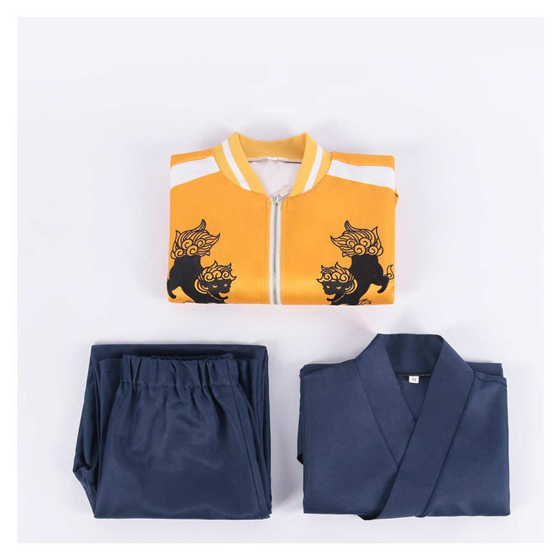 Wind Breaker 2024 Anime Jo Togame Yellow Outfit Party Carnival Halloween Cosplay Costume