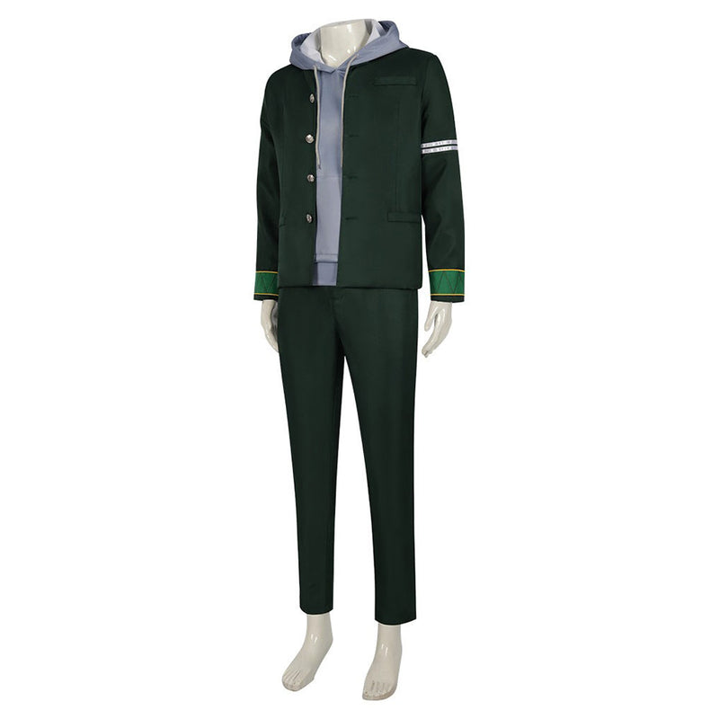 Wind Breaker 2024 Anime Ren Kaji Green Suit Party Carnival Halloween Cosplay Costume