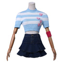  Winx Club Bloom Top Shirt Skirt Set Outfit Women Halloween Carnival Party Cosplay Costume