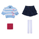  Winx Club Bloom Top Shirt Skirt Set Outfit Women Halloween Carnival Party Cosplay Costume