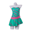 Winx Club Stella Women Green Dress Carnival Halloween Cosplay Costume