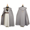 Witch Hat Atelier Qifrey Grey Wizard Outfit Men Halloween Carnival Party Cosplay Costume