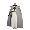 Witch Hat Atelier Qifrey Grey Wizard Outfit Men Halloween Carnival Party Cosplay Costume