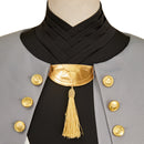 Witch Hat Atelier Qifrey Grey Wizard Outfit Men Halloween Carnival Party Cosplay Costume