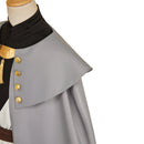 Witch Hat Atelier Qifrey Grey Wizard Outfit Men Halloween Carnival Party Cosplay Costume
