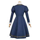 Witch Watch Nemu Miyao Women Blue Dress Carnival Halloween Cosplay Costume