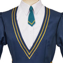 Witch Watch Nemu Miyao Women Blue Dress Carnival Halloween Cosplay Costume
