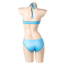 Women Blue Bikini Set Swimsuit Outfit Carnival Halloween Cosplay Costume