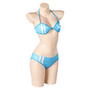 Women Blue Bikini Set Swimsuit Outfit Carnival Halloween Cosplay Costume