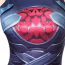 Women Blue One-piece Malice Swimsuit Sexy Jumpsuit Carnival Halloween Cosplay Costume