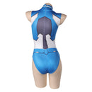 Women Blue One-piece Swimsuit Jumpsuit for Adult Carnival Halloween Cosplay Costume