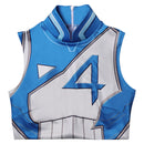 Women Blue One-piece Swimsuit Jumpsuit for Adult Carnival Halloween Cosplay Costume