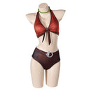 Women Brown Bikini Set Swimsuit Cover Up Outfit Carnival Halloween Cosplay Costume