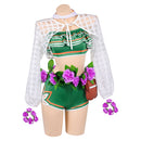 Women Green Beach Swimsuit Sunshine Costume Carnival Halloween Cosplay Costume
