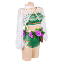 Women Green Beach Swimsuit Sunshine Costume Carnival Halloween Cosplay Costume