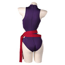 Women Purple One-piece Swimsuit Sexy Outfit Carnival Halloween Cosplay Costume