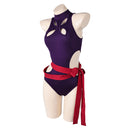 Women Purple One-piece Swimsuit Sexy Outfit Carnival Halloween Cosplay Costume