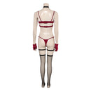Women Red Bikini Set Swimsuit Sexy Outfit Carnival Halloween Cosplay Costume