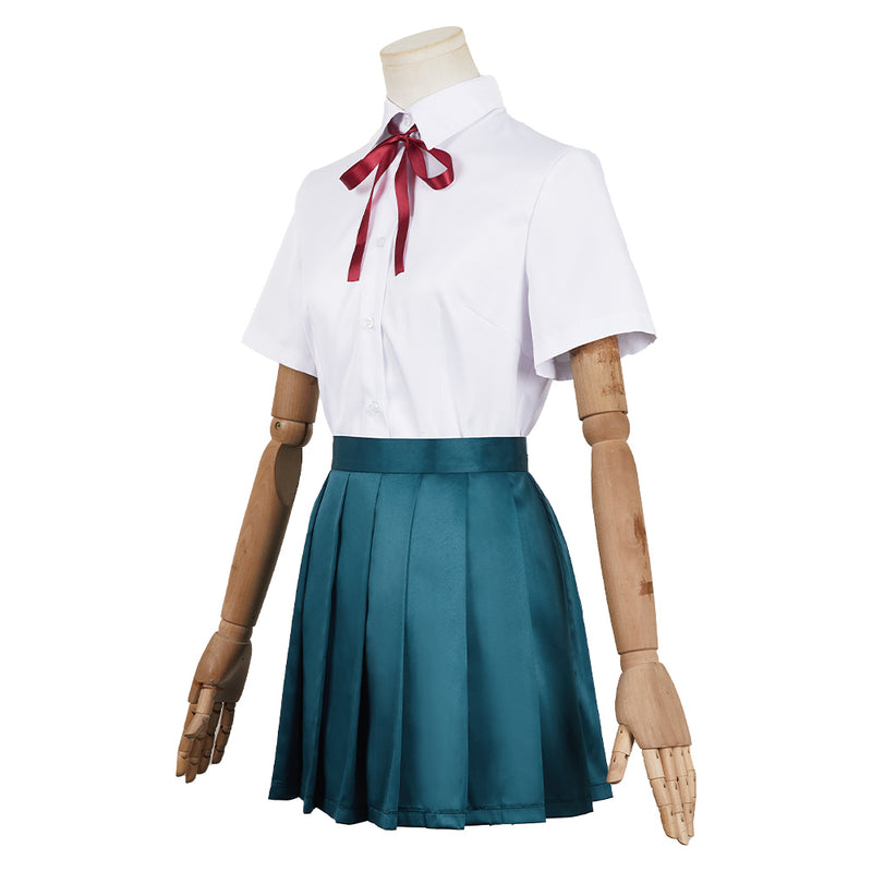 Yakuza Fiancé Raise wa Tanin ga Ii Anime Yoshino Somei Women White Uniform Dress Cosplay Costume