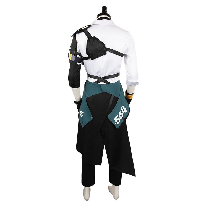 Zenless Zone Zero Game Asaba Harumasa White Outfit Party Carnival Halloween Cosplay Costume