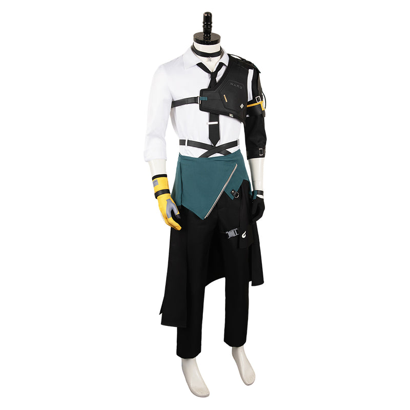 Zenless Zone Zero Game Asaba Harumasa White Outfit Party Carnival Halloween Cosplay Costume