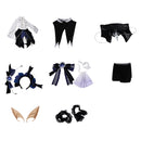 Zenless Zone Zero Vivian Banshee Women Black Dress Carnival Halloween Cosplay Costume