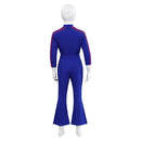Zombies 4: Dawn of the Vampires Addison Wells Kids Children Blue Outfit Cosplay Costume