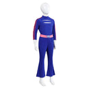 Zombies 4: Dawn of the Vampires Addison Wells Kids Children Blue Outfit Cosplay Costume
