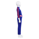 Zombies 4: Dawn of the Vampires Addison Wells Kids Children Blue Outfit Cosplay Costume