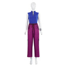 Zombies 4: Dawn of the Vampires Addison Wells Women Blue And Purple Outfit Cosplay Costume