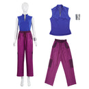 Zombies 4: Dawn of the Vampires Addison Wells Women Blue And Purple Outfit Cosplay Costume