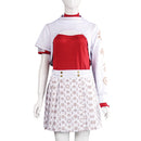 Zombies 4: Dawn of the Vampires Addison Wells Women White Dress Set Cosplay Costume
