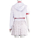 Zombies 4: Dawn of the Vampires Addison Wells Women White Dress Set Cosplay Costume