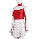 Zombies 4: Dawn of the Vampires Addison Wells Women White Dress Set Cosplay Costume