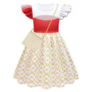 Zombies 4: Dawn of the Vampires Nova Kids Children Red Dress Cosplay Costume