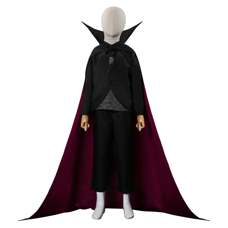 Kids Children Hotel Transylvania 4 Dracula Outfits Halloween Carnival Suit Cosplay Costume