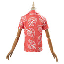 Isabelle Women Red Short Sleeve Shirts Top Cosplay Costume