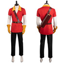 Movie Beauty and the Beast Gaston Outfits Antagonist Halloween Carnival Cosplay Costume