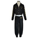 Men Black Outfits Halloween Carnival Suit Cosplay Costume
