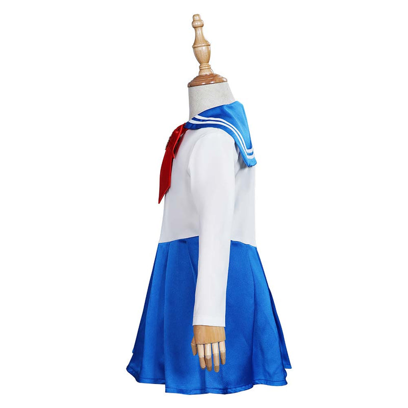 Sailor Moon Kids Girls Blue Dress Outfits Halloween Carnival Suit Cosplay Costume