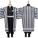 Iguro Obanai Kids Children Kimono Outfits Halloween Carnival Suit Cosplay Costume