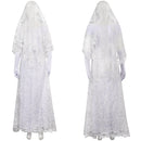Ghost House Ghost Bride Outfits Halloween Carnival Party Cosplay Costume