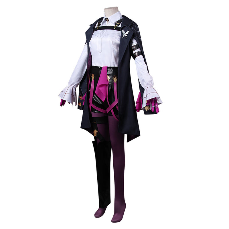 Anime Honkai: Star Rail Kafka Cosplay Costume Outfits Halloween Carnival Party Disguise Suit