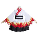 Rengoku Kyoujurou Lolita Dress  Kimono Halloween Carnival Suit Cosplay Costume