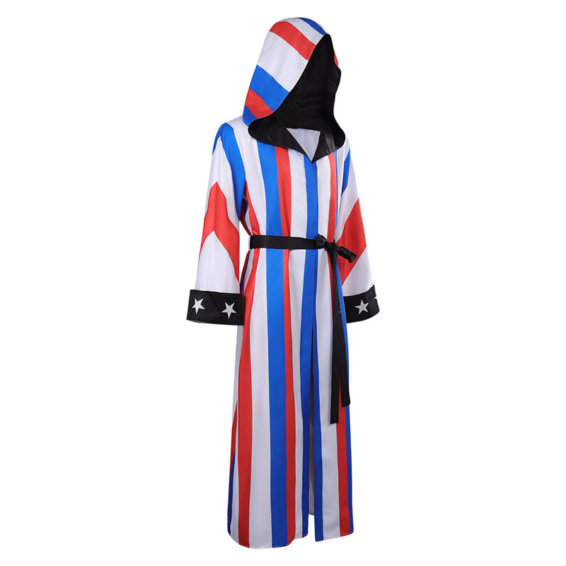 Creed Robe Adult Creed3 Adonis Creed Cosplay Costume Long Robe Belt Outfits Hallo
