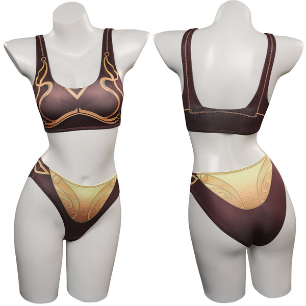 Star Wars-Padme Amidala Cosplay Costume Swimsuits Halloween Carnival Party Disguise Suit