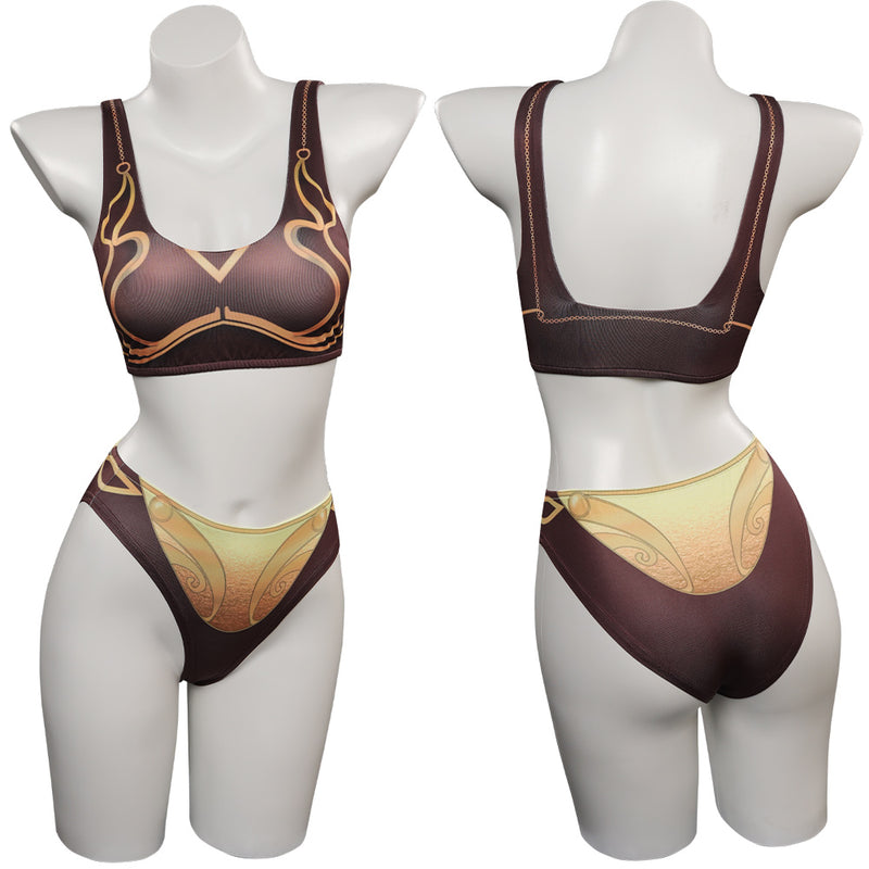 Star Wars-Padme Amidala Cosplay Costume Swimsuits Halloween Carnival Party Disguise Suit