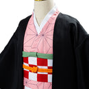 Kids Children Kamado Nezuko Uniform Outfit Cosplay Costume